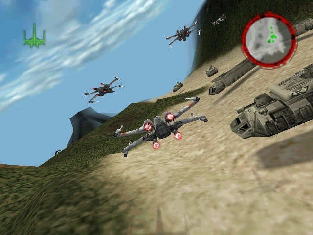 Star wars - Rogue Squadron - i eske - Nintendo 64 spill (N64)