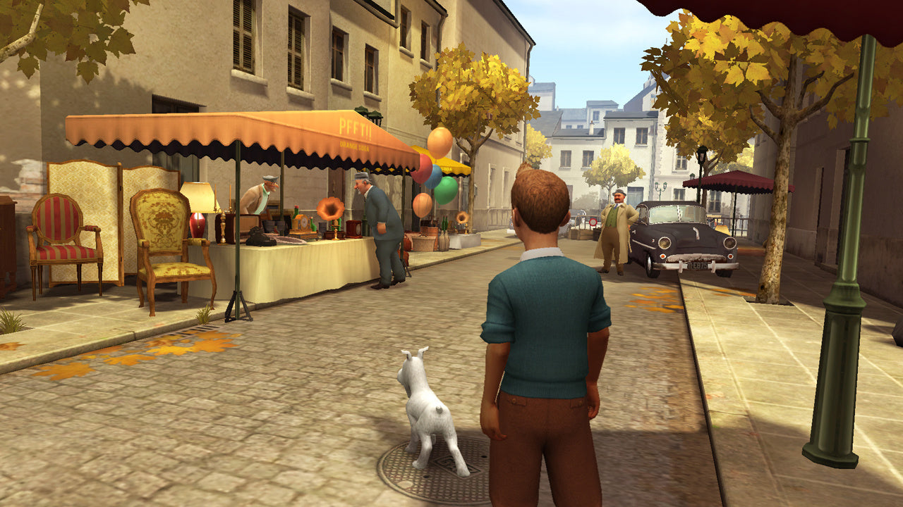 Gameplay-bilde fra The adventures of Tintin - The secret of the unicorn - Playstation 3 spill (ps3)