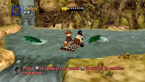 Gameplay-bilde fra Lego indiana jones - The original adventures - Playstation portable spill (PSP)