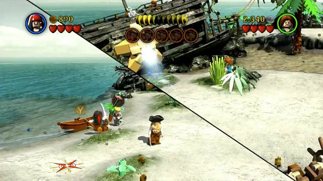 Lego pirates of the caribbean - The video game - Playstation portable spill (PSP)