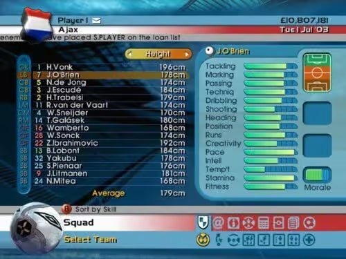 LMA Manager 2005 - Xbox original spill