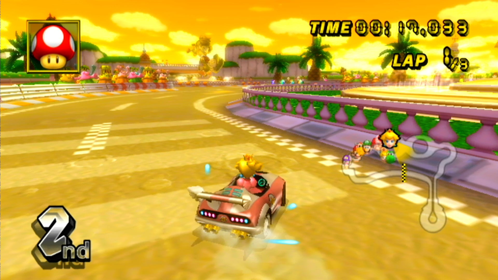 Gameplay-bilde fra Mario kart wii (Selects) - Nintendo Wii spill