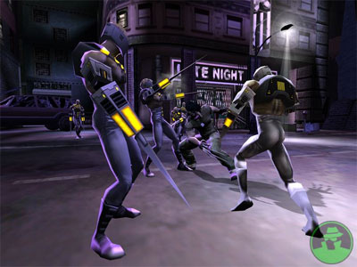 Gameplay-bilde fra Marvel nemesis - Rise of the imperfects - Playstation 2 spill (PS2)