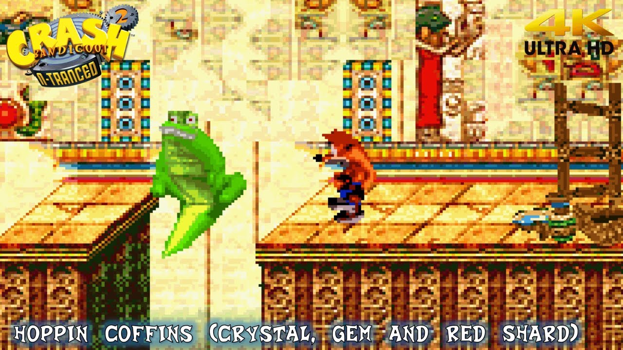 Crash bandicoot 2 - N-tranced - Nintendo Gameboy advance spill (GBA)