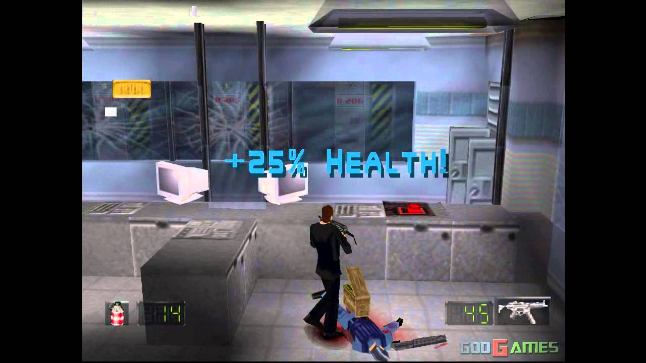 Gameplay-bilde fra Die Hard Trilogy 2 Brukt Playstation 1 Spill Ps1