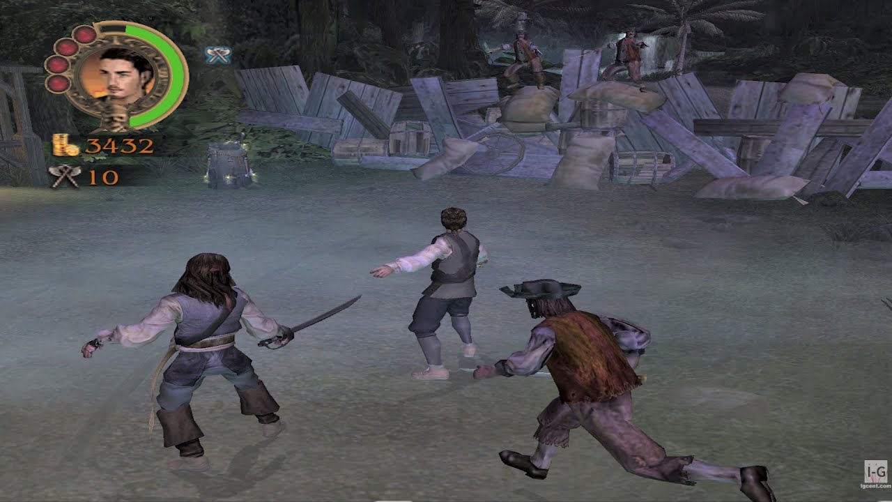 Pirates of The Caribbean The Legend of Jack Sparrow - Playstation 2 spill (PS2)