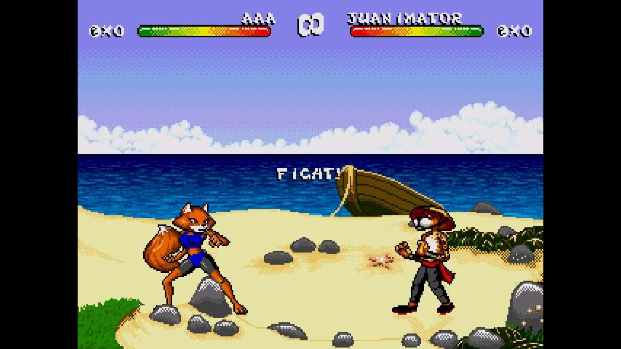 Brutal - Paws of fury (komplett i eske) - Sega mega drive spill