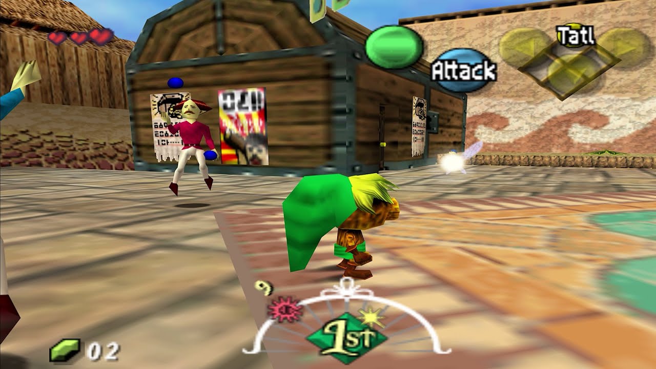 The legend of Zelda - Majora's mask (komplett i eske - CIB) - Nintendo 64 spill (N64)