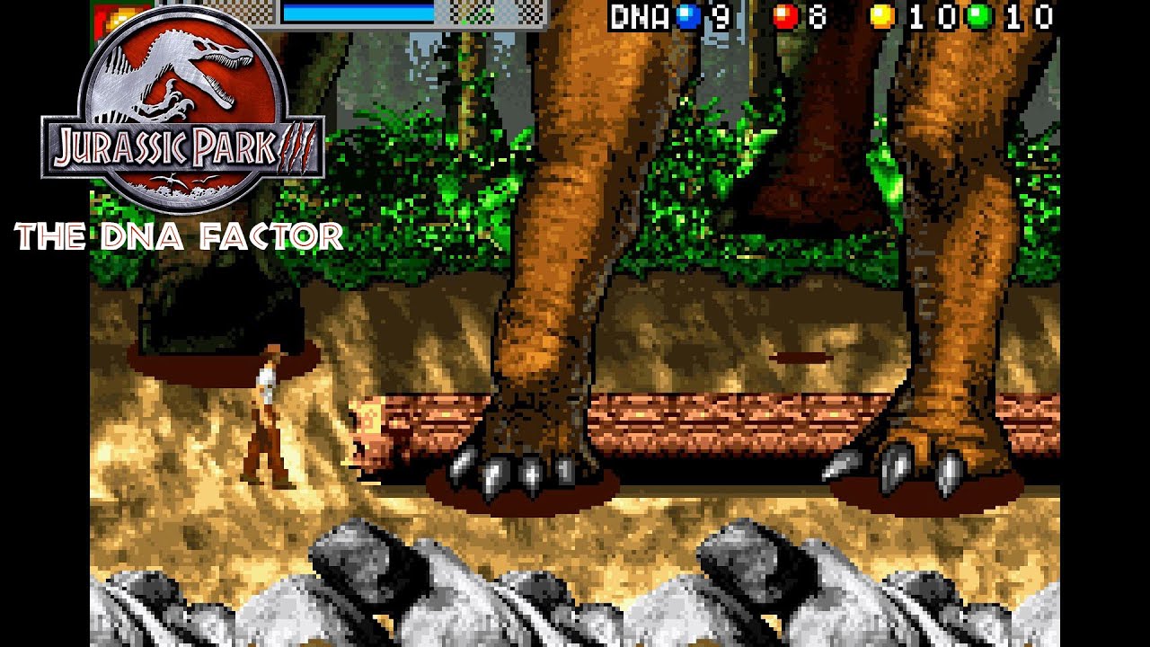 Jurassic park III / 3 - The DNA factor - Nintendo Gameboy advance spill (GBA)