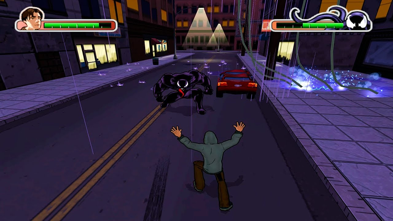 Gameplay-bilde fra Ultimate Spider-man - Playstation 2 spill (PS2)