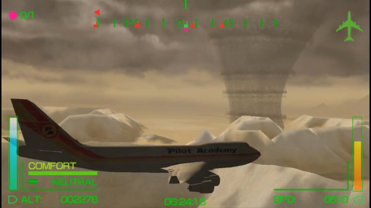 Gameplay-bilde fra Pilot academy - Playstation portable spill (PSP)