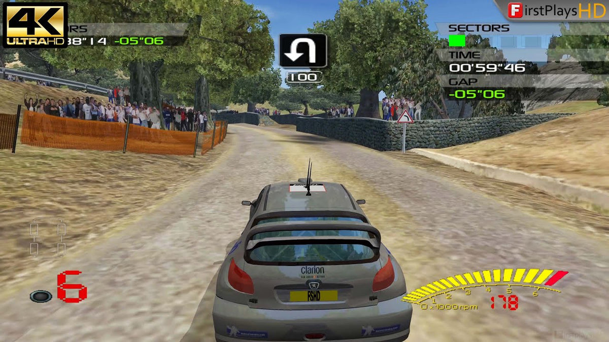 V-rally 3 - Playstation 2 spill (PS2)