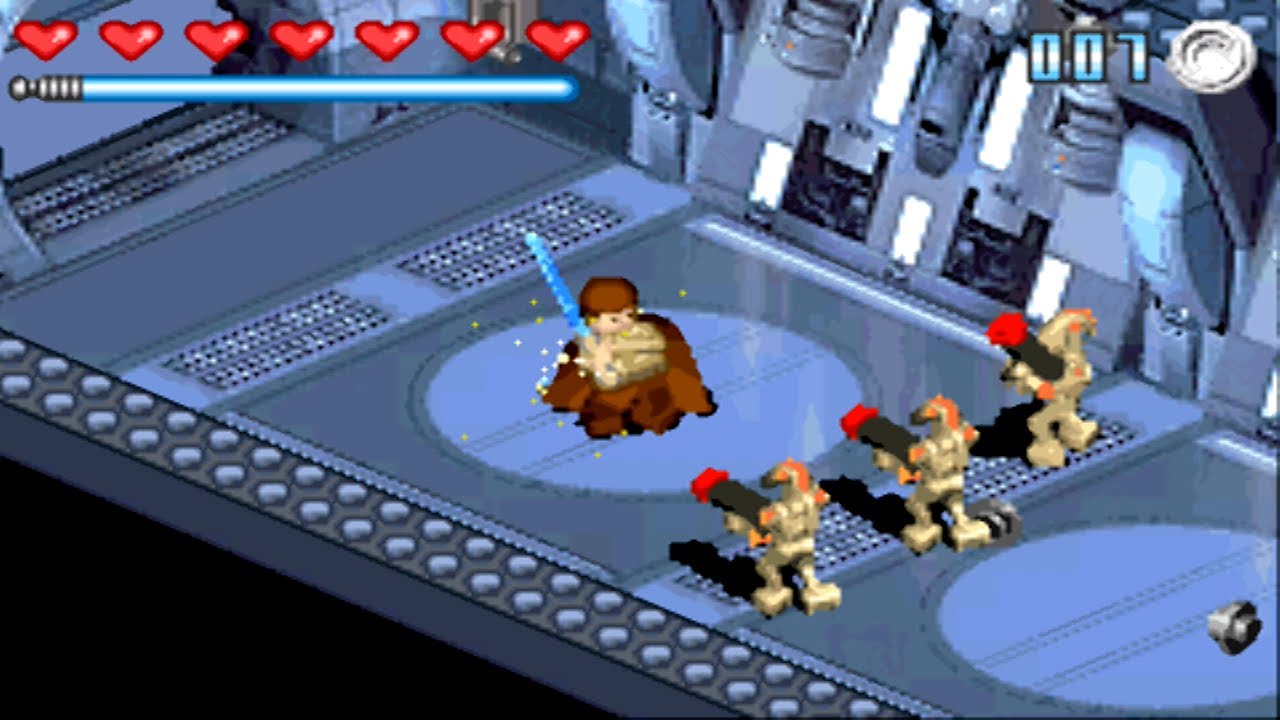 Lego Star wars - The video game - Nintendo Gameboy advance spill (GBA)