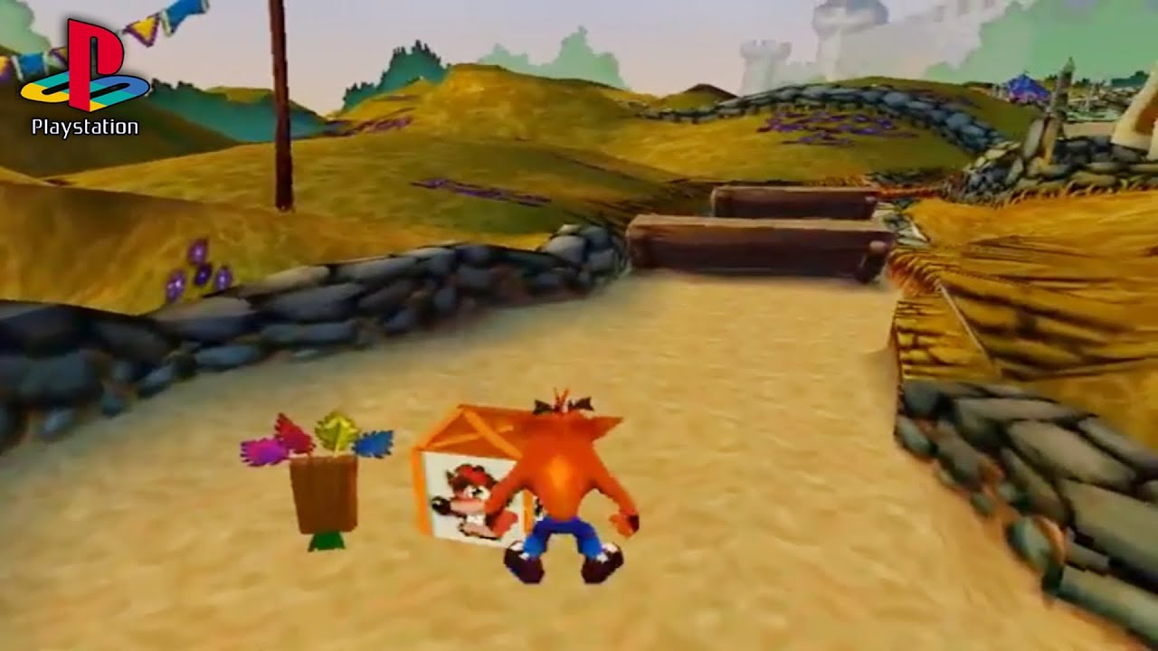 Crash bandicoot - Warped - Playstation 1 spill (PS1)