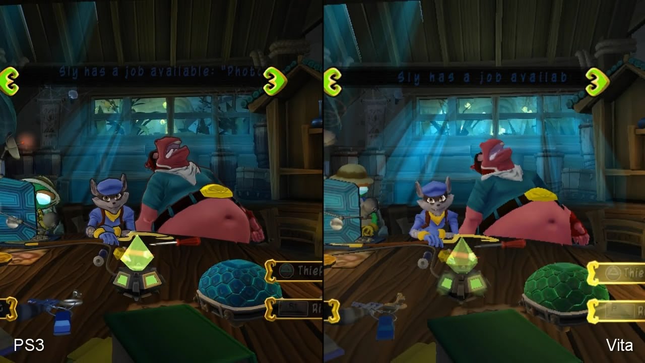 Sly cooper - Thieves in time - Playstation Vita spill (PSVita)