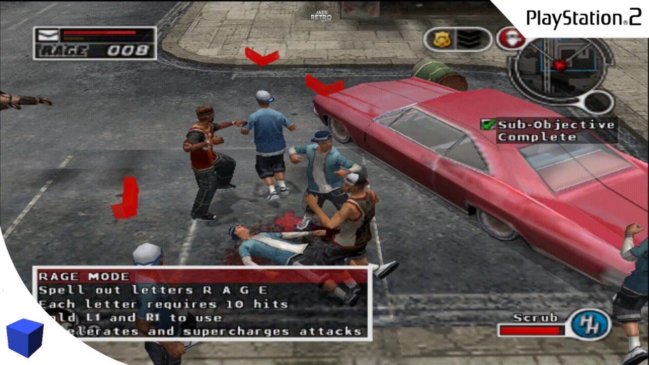 Gameplay-bilde fra Crime life - Gang wars - Playstation 2 spill (PS2)