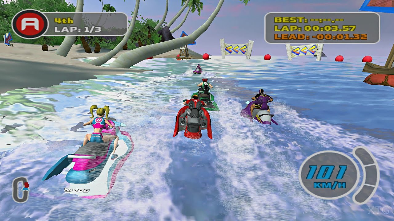 Gameplay-bilde fra Splashdown - Playstation 2 spill (PS2)
