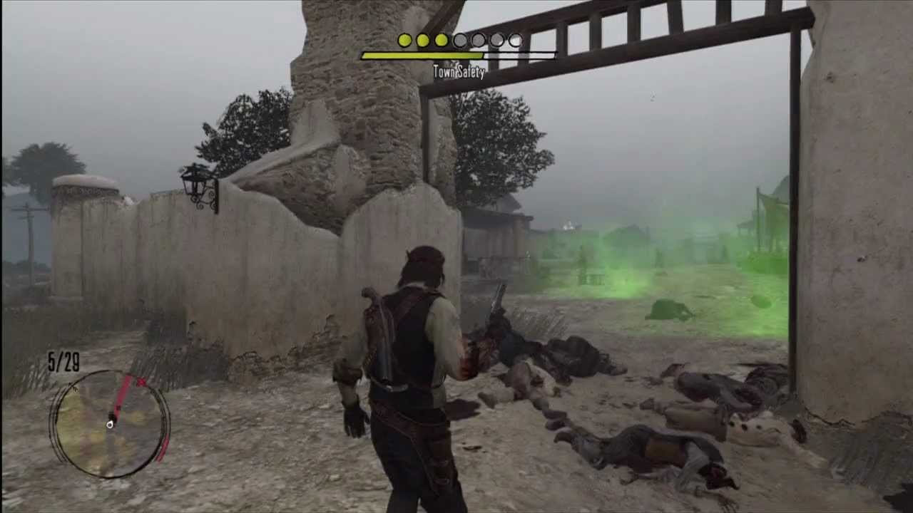 Gameplay-bilde fra Red Dead Redemption Undead Nightmare Xbox 360 Spill