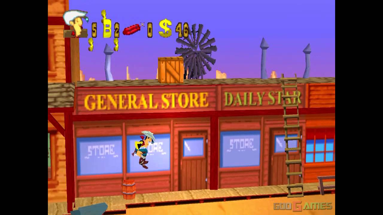 Lucky luke - Playstation 1 spill (PS1)