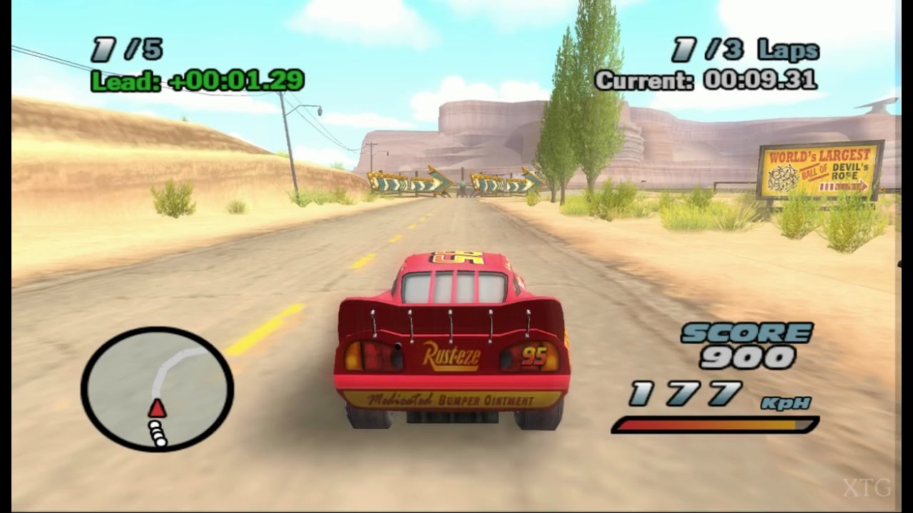 Disney pixar cars (platinum) - Playstation 2 spill (PS2)