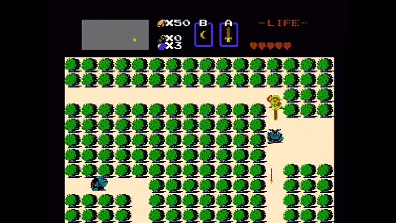 The legend of Zelda (USA) - Nintendo Entertainment system spill (NES)