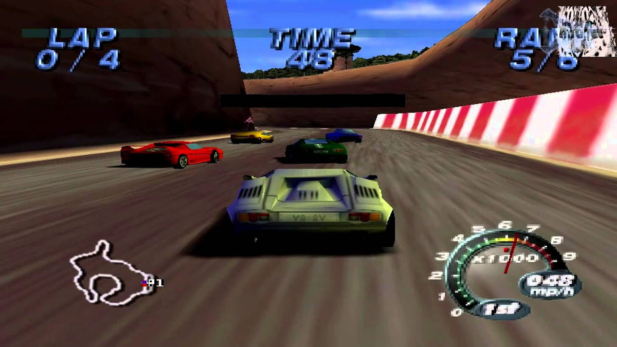 Automobili Lamborghini - (I eske) - Nintendo 64 spill (N64)