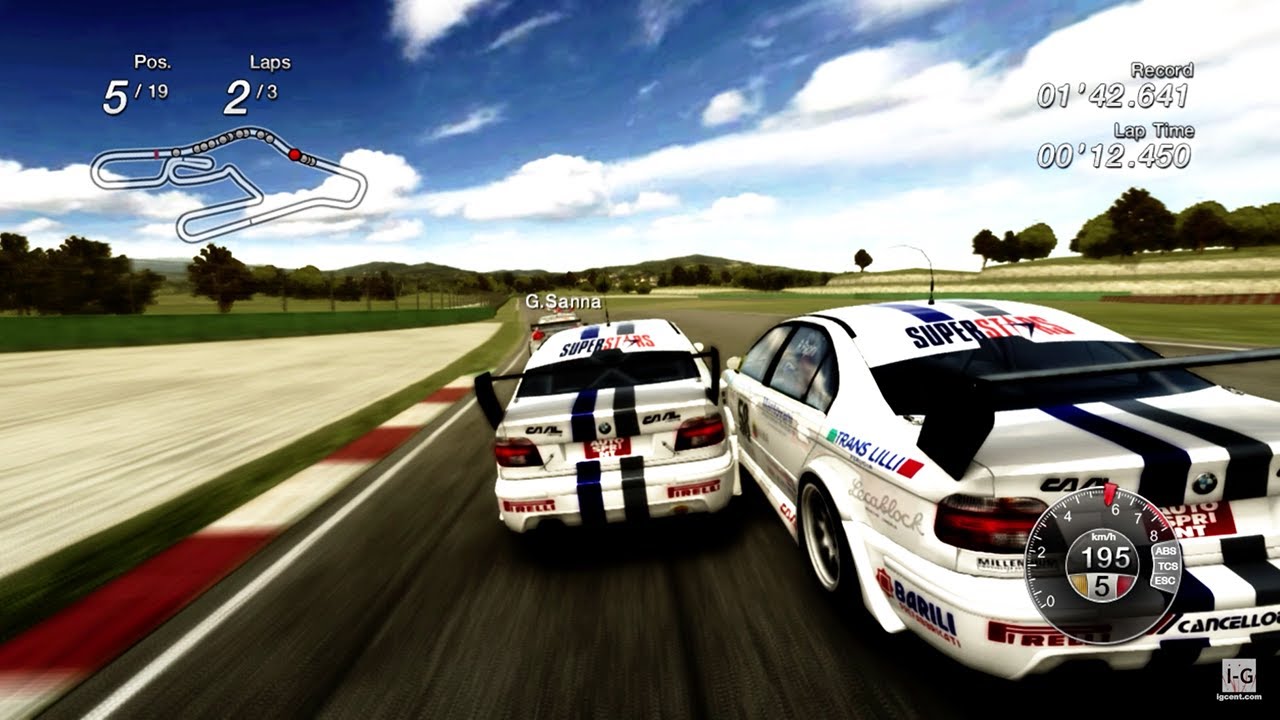 Gameplay-bilde fra Superstars Racing V8 Xbox 360 Spill