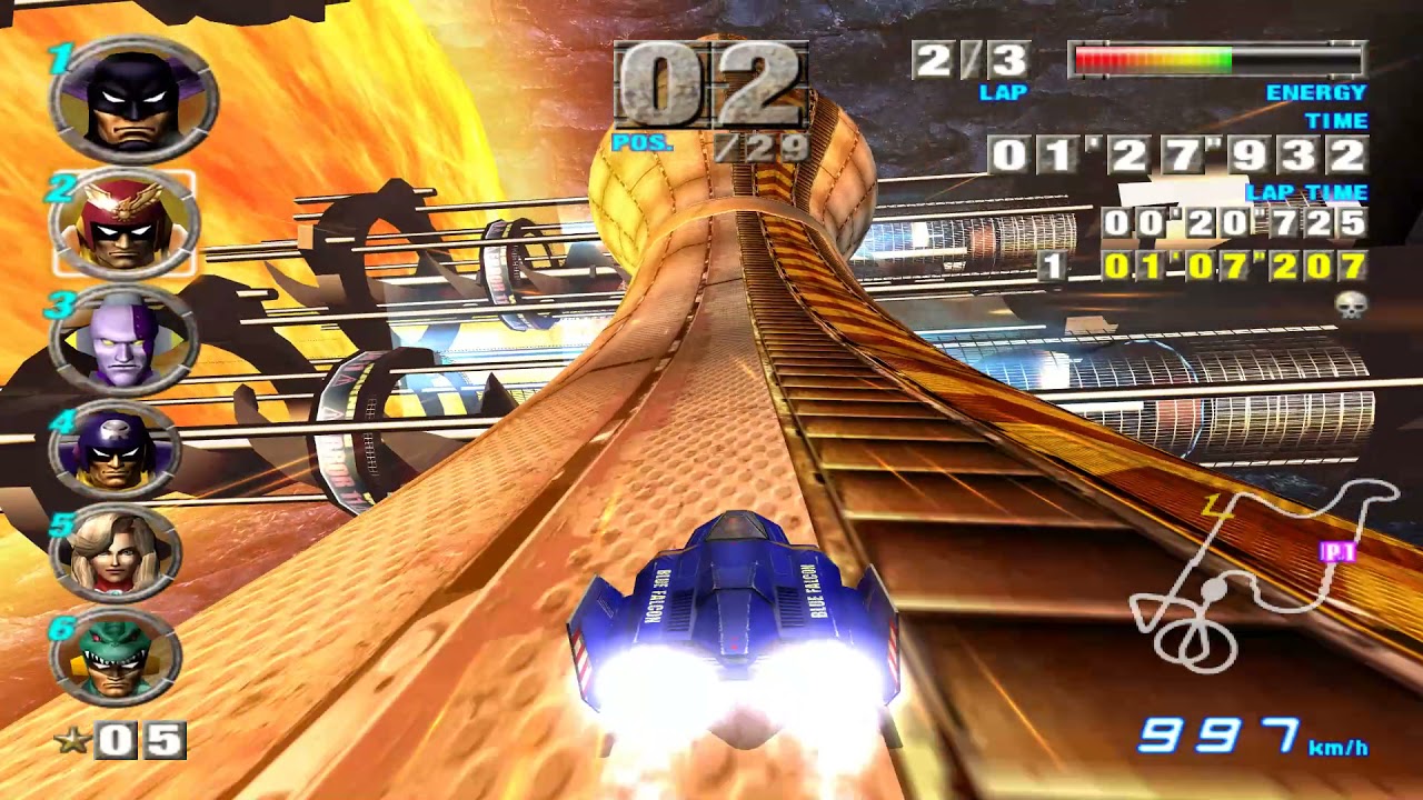 Gameplay-bilde fra F Zero Gx Nintendo Gamecube Spill