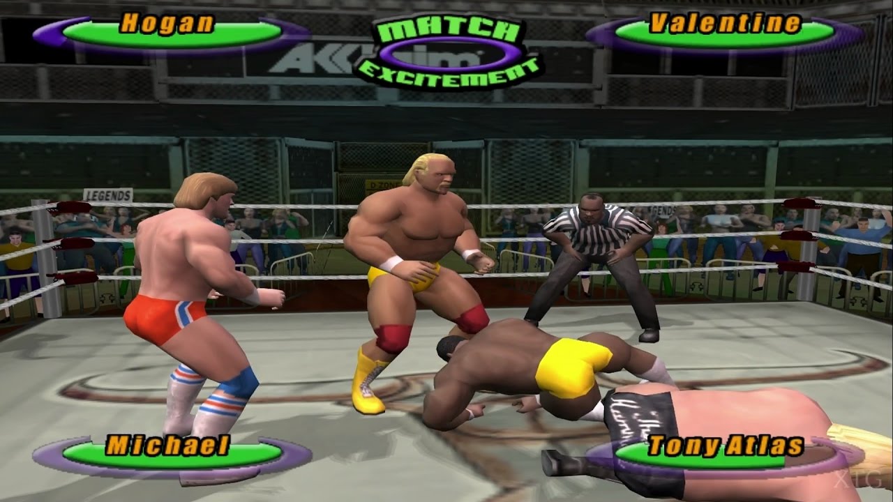 Showdown - Legends of wrestling - Playstation 2 spill (PS2)