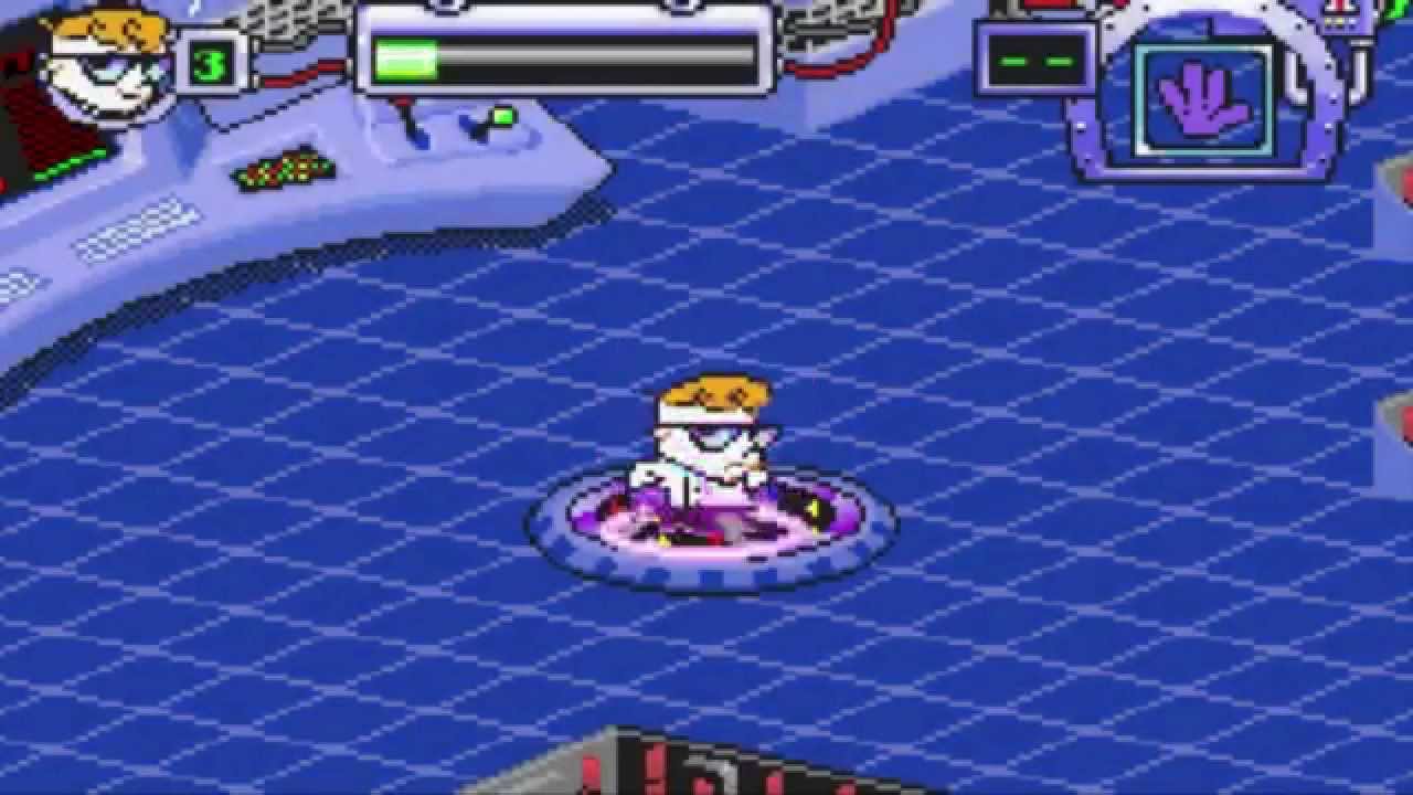 Dexter's laboratory - Deesaster strikes - Nintendo Gameboy advance spill (GBA)