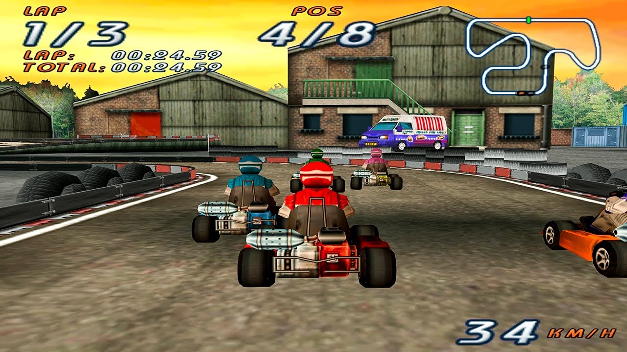 Go Kart rally - Playstation 2 spill (PS2)