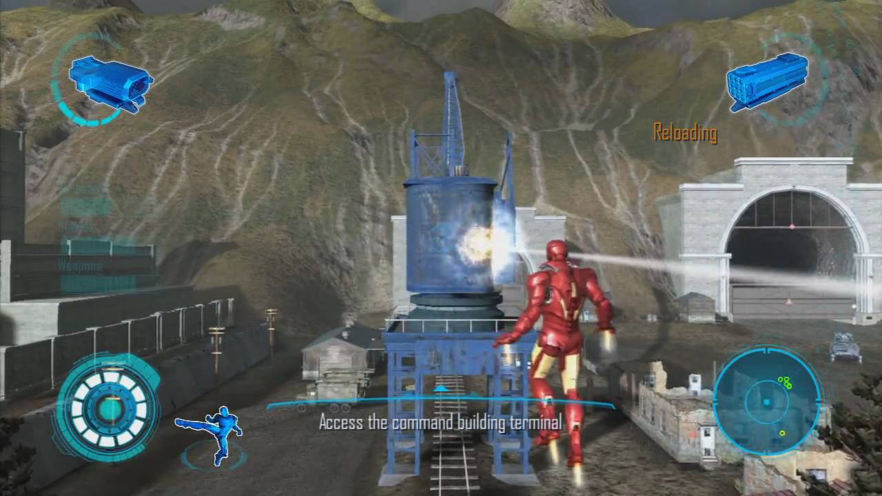 Gameplay-bilde fra Iron man 2 - The video game - Playstation 3 spill (ps3)