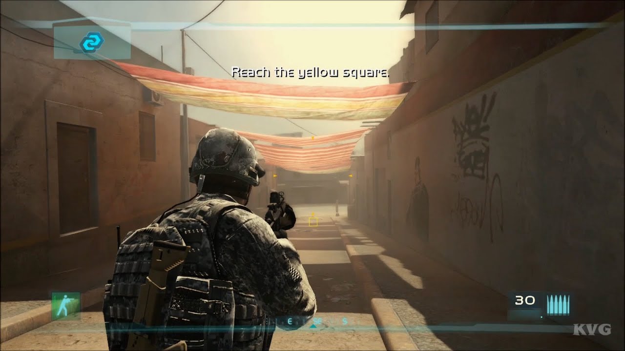 Gameplay-bilde fra Ghost Recon 2 Advanced Warfighter Xbox 360 Spill