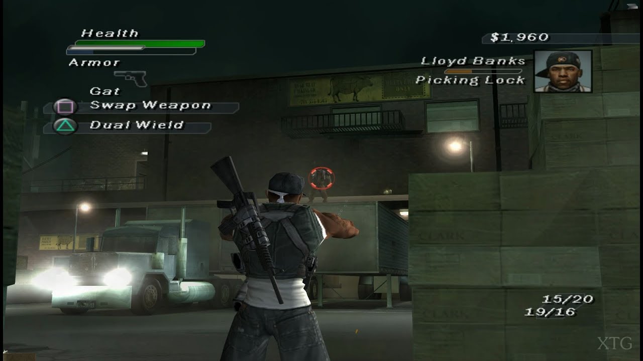 50 Cent bulletproof (platinum) - Playstation 2 spill (PS2)