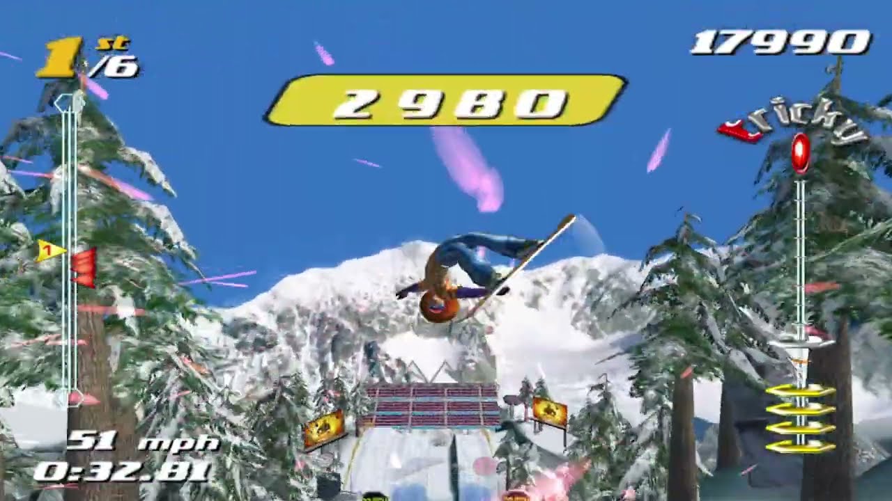SSX Tricky  - Playstation 2 spill (PS2)