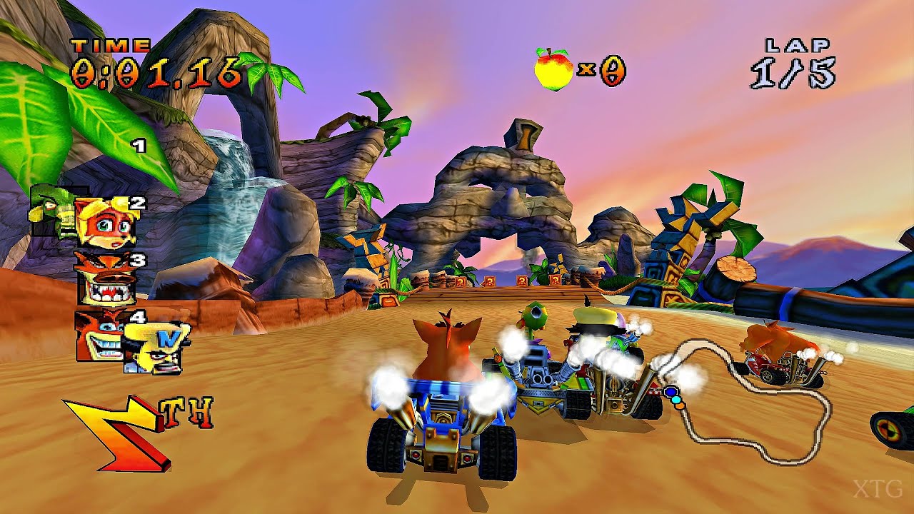 Crash - Nitro-kart (platinum) - Playstation 2 spill (PS2)