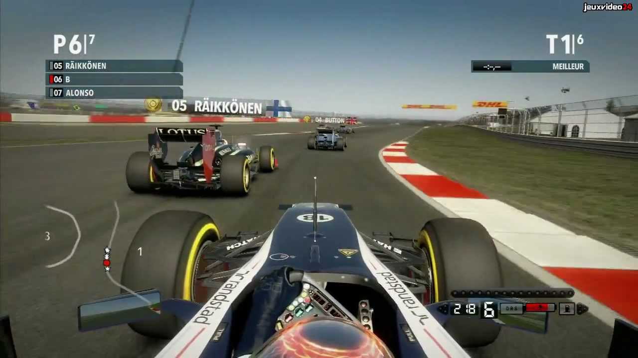 Gameplay-bilde fra F1 Formula 1 2012 Xbox 360 Spill