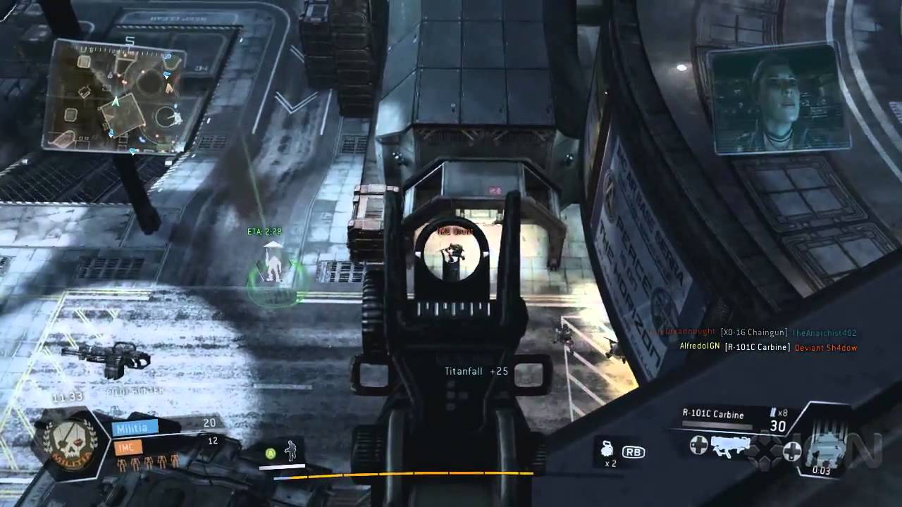 Gameplay-bilde fra Titanfall Brukt Xbox 360 Spill