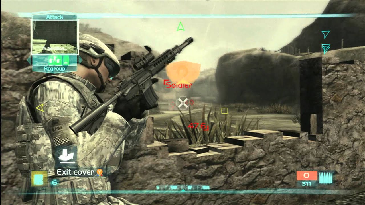 Tom Clancy's Ghost Recon Advanced Warfighter 2 Classics Legacy Edition  – Xbox 360 spill