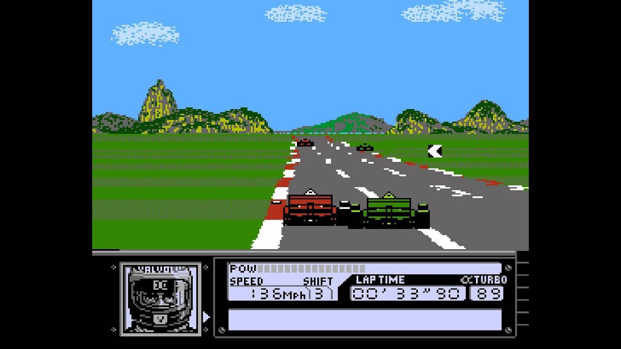 Al Unser Jr.'s Turbo Racing (USA) - Nintendo entertainment system / NES spill