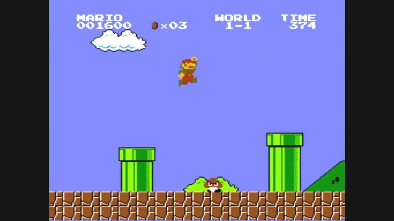 Gameplay-bilde fra Super Mario Bros Kun Kassett Nintendo Entertainment System Spill Nes
