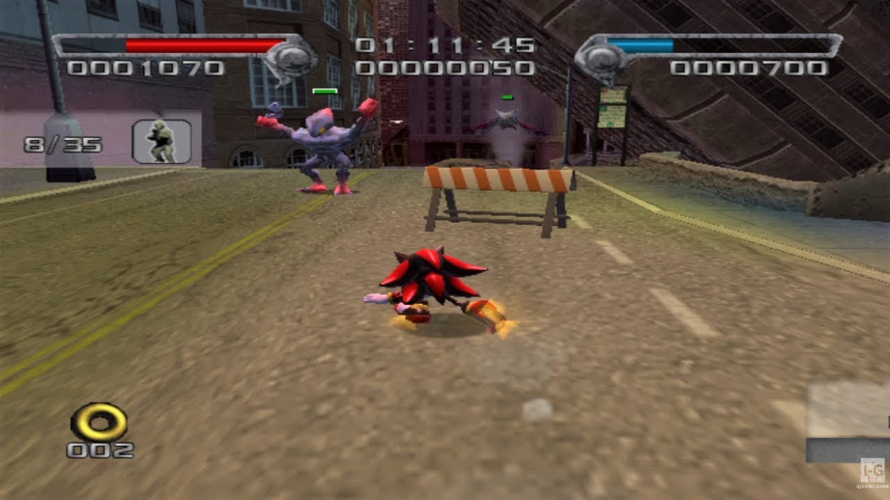 Shadow the hedgehog - Playstation 2 spill (PS2)