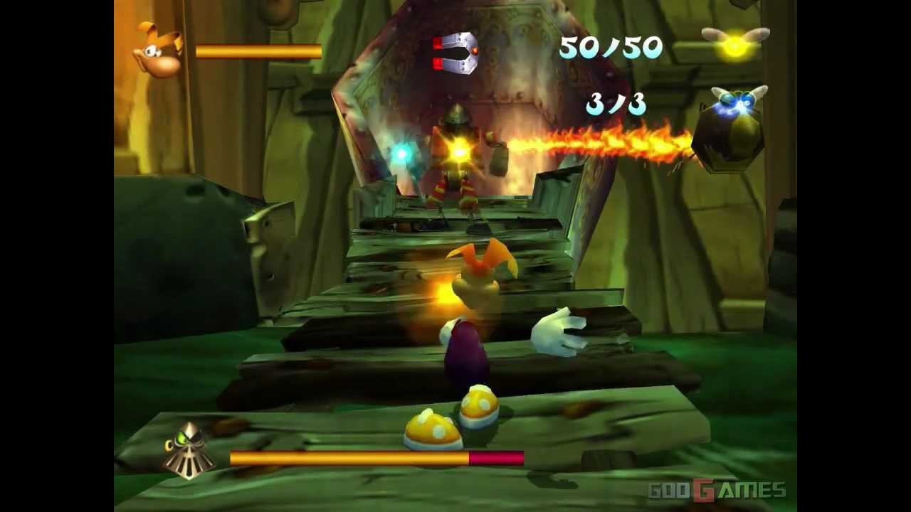 Gameplay-bilde fra Rayman Revolution Brukt Playstation 2 Spill Ps2