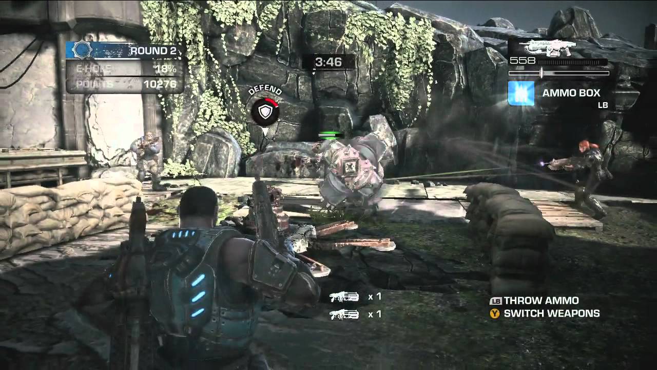 Gameplay-bilde fra Gears Of War Judgment Xbox 360 Spill