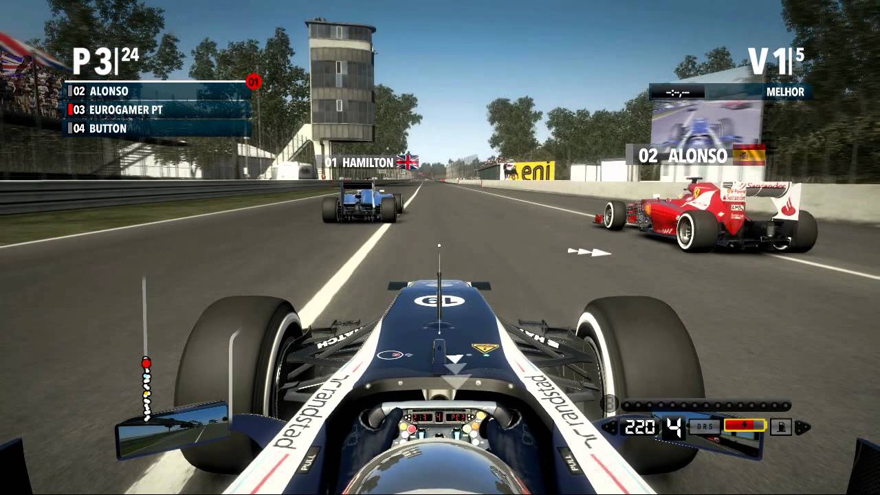 Gameplay-bilde fra F1 Formula 1 2012 Xbox 360 Spill