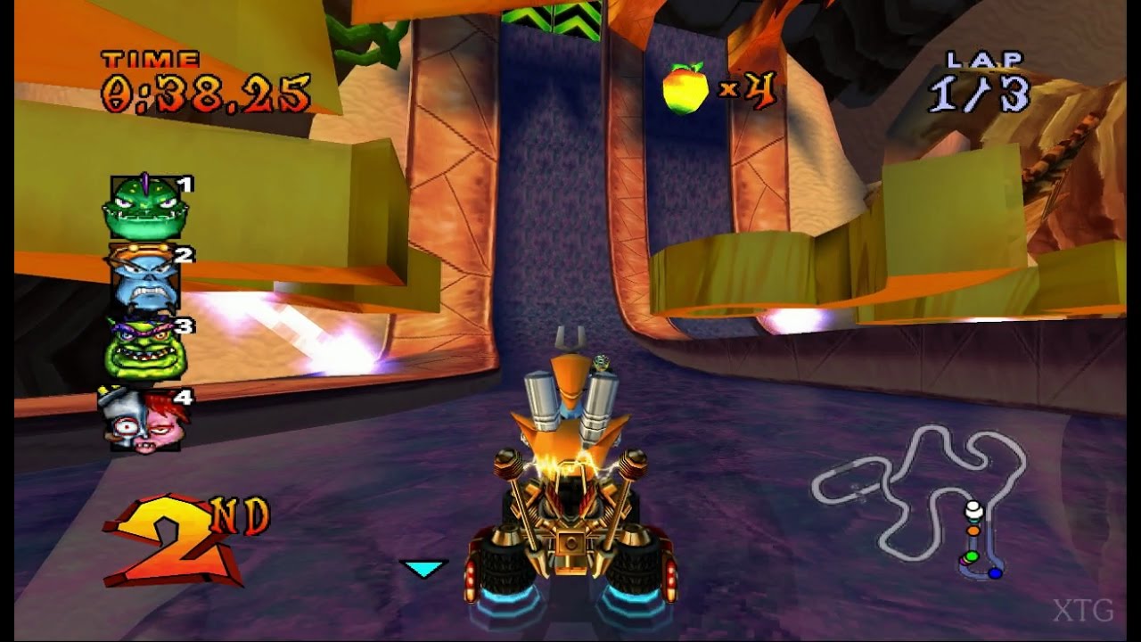 Crash - Nitro-kart (platinum) - Playstation 2 spill (PS2)