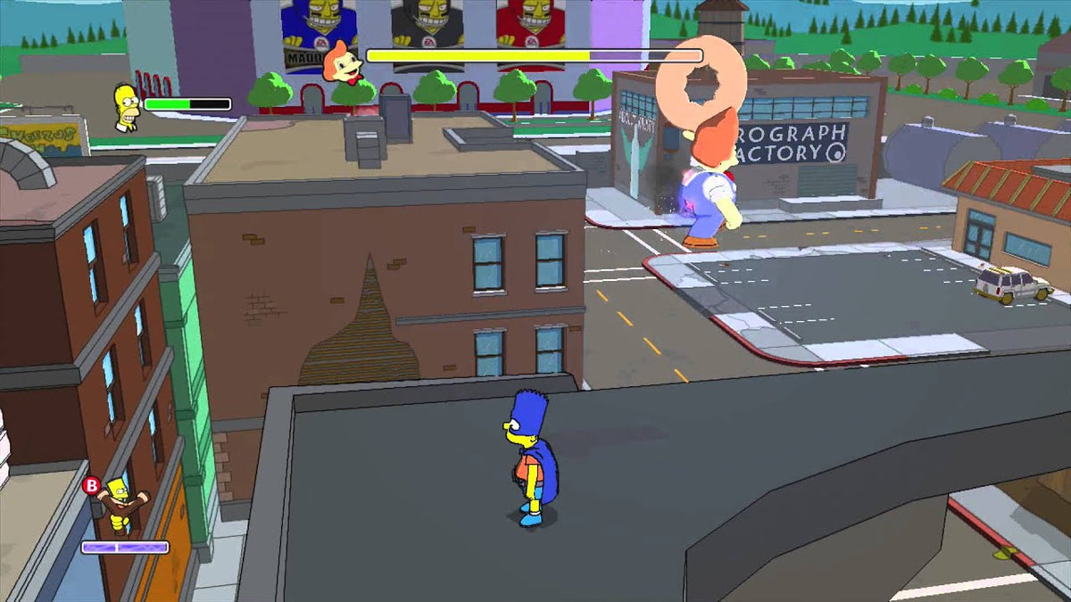 The simpsons game Xbox 360 spill