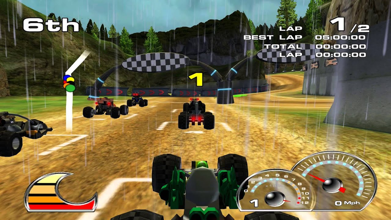 Drome racers - Playstation 2 spill (PS2)