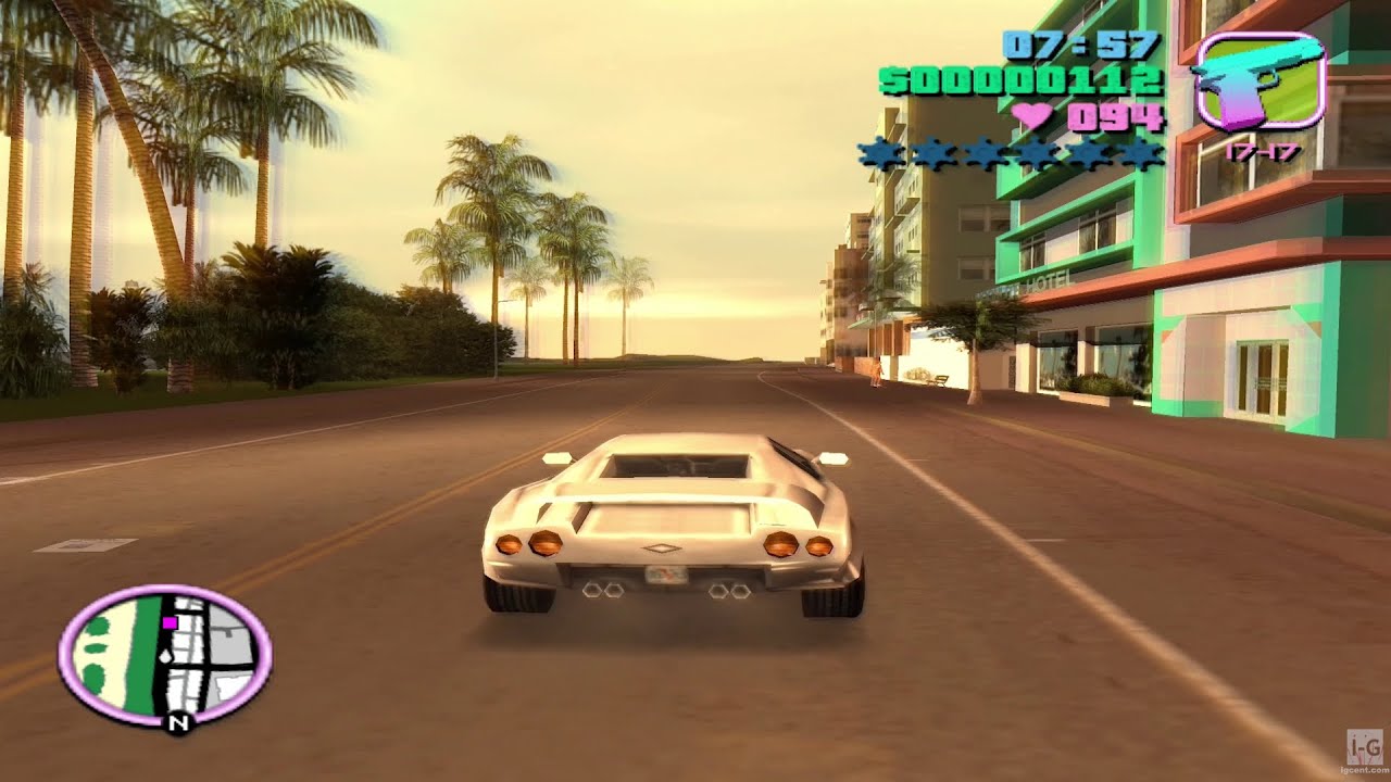 Gameplay-bilde fra Grand Theft Auto Vice City Gta Platinum Playstation 2 Spill Ps2