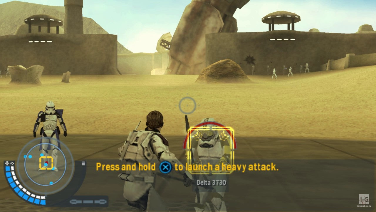 Gameplay-bilde fra Star Wars Battlefront Elite Squadron Playstation Portable Spill Psp